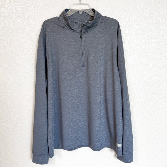 Linksoul Delta Performance Quarter Zip Pullover Men's Size XXL Gray Golfcore - Picture 1 of 8